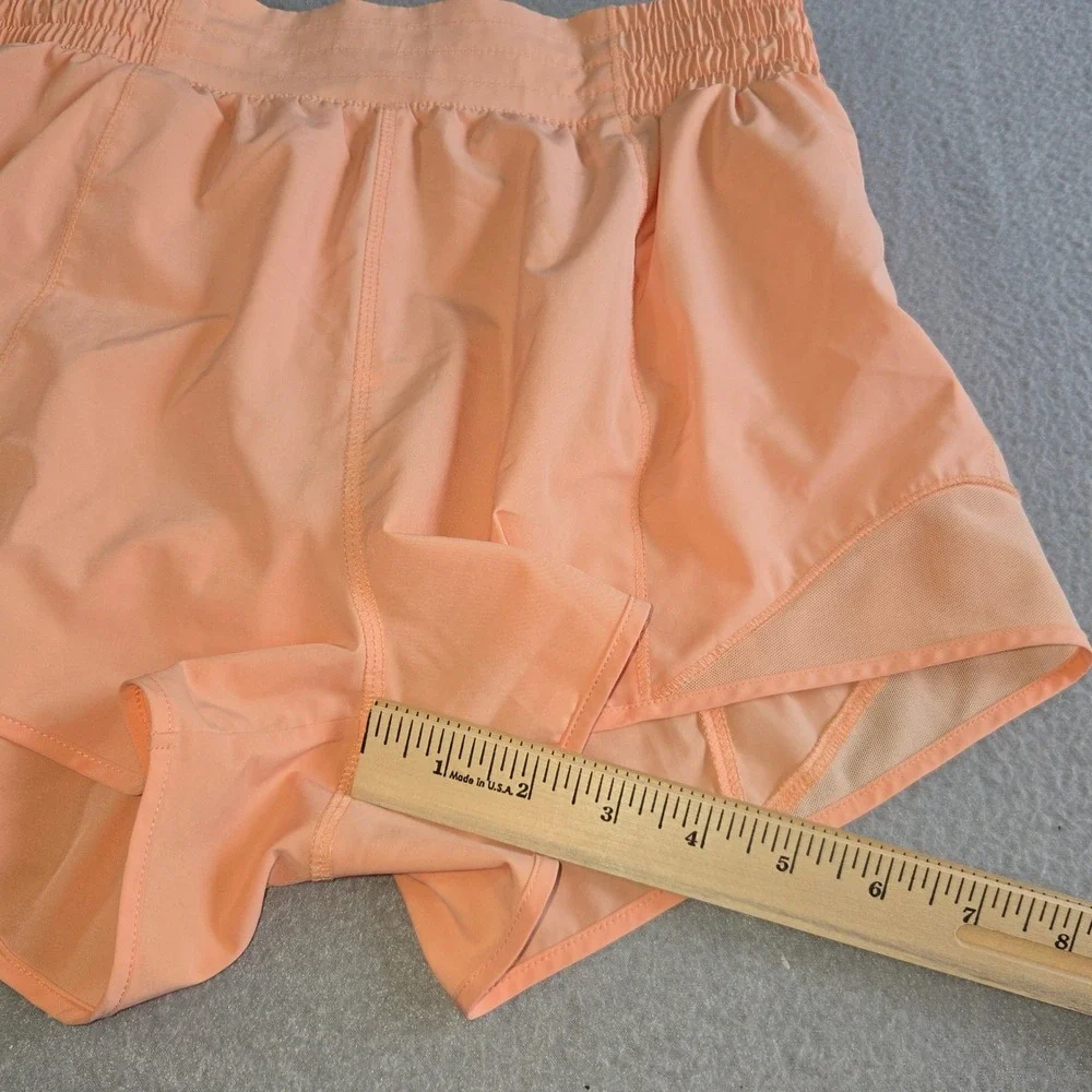 SO Athletic Shorts Womens Medium Peach Smocked Waist Mesh Panel JG41A020RS1